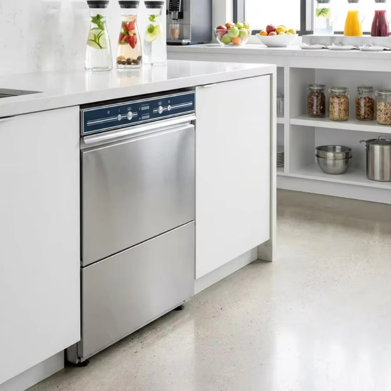 Commercial Undercounter Dishwasher - غسالة أطباق صناعية أوتوماتيكية بالكامل من