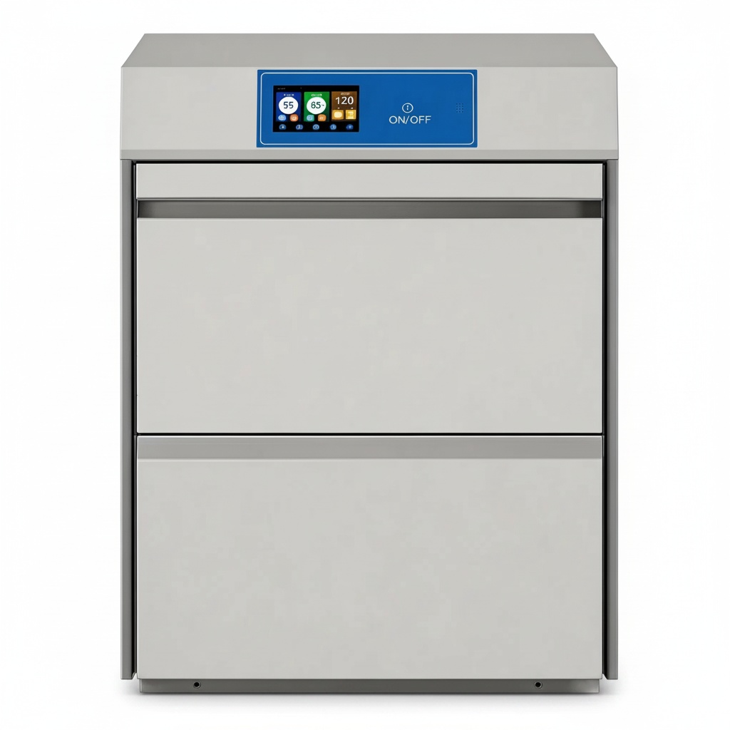 Commercial Undercounter Dishwasher - غسالة أطباق زجاجية تحت الطاولة، غسالة