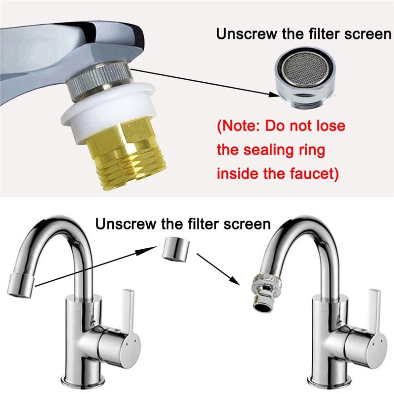 Portable Dishwasher Faucet Adapter - محول صنبور غسالة الصحون، وصلة سريعة