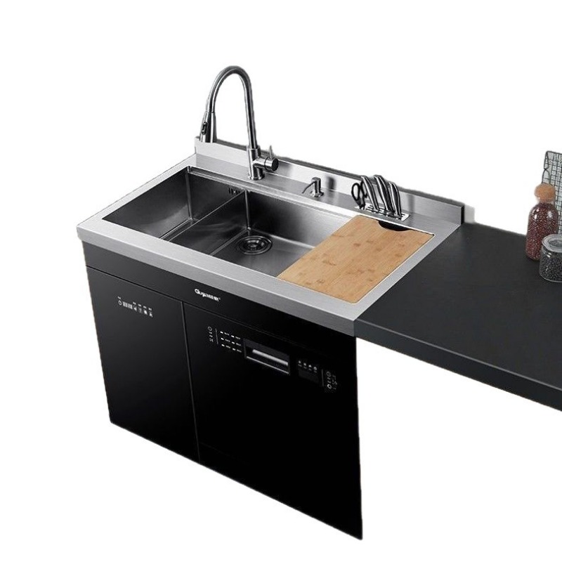 Ultrasonic Dishwasher Sink Integrated - غسالة أطباق مدمجة مع حوض، غسالة