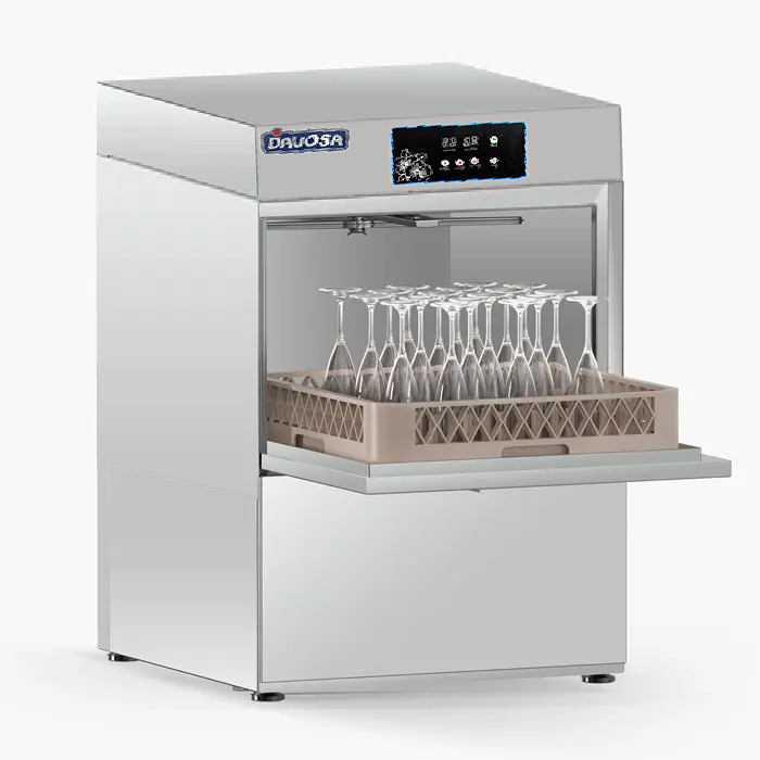 Commercial Undercounter Dishwasher - غسالة أطباق كهربائية صغيرة أوتوماتيكية قائمة