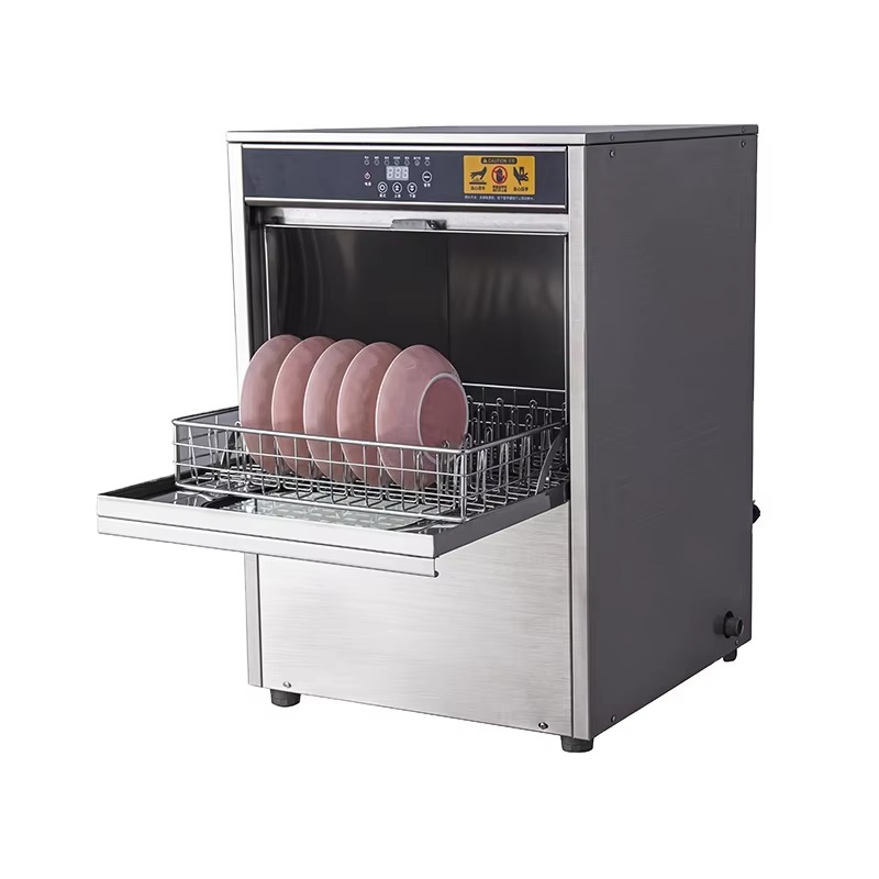 Commercial Undercounter Dishwasher - غسالة أطباق كهربائية صغيرة مزدوجة الرش