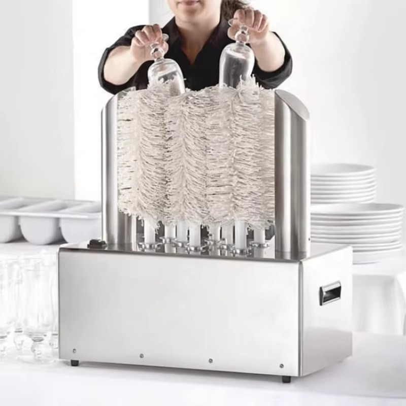 Glass Washer Machine Bar Commercial - آلة تجارية لغسل وتلميع الأكواب مع