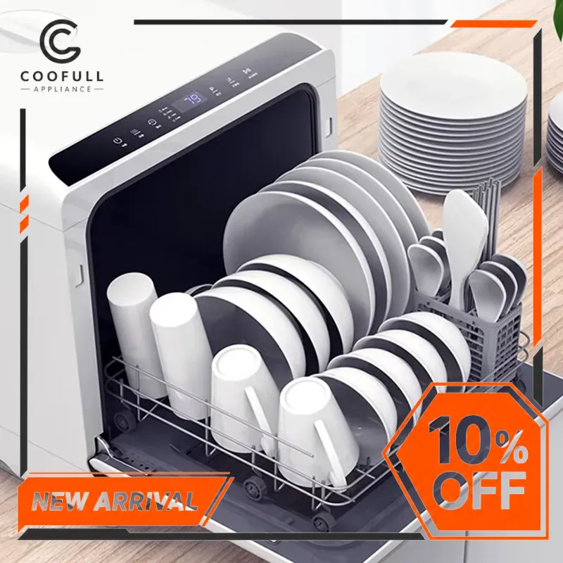 Countertop Dishwasher Mini Compact - غسالة أطباق محمولة صغيرة أوتوماتيكية للمطبخ