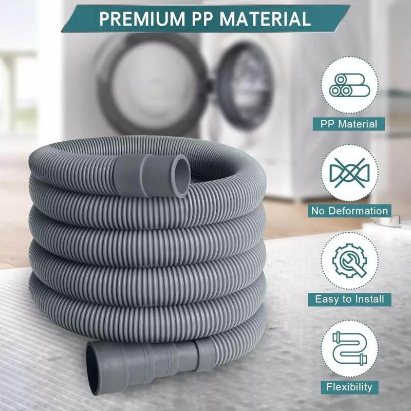 طقم تمديد خرطوم تصريف غسالة ال - مراجعة Dishwasher Drain Hose Extension وسعره