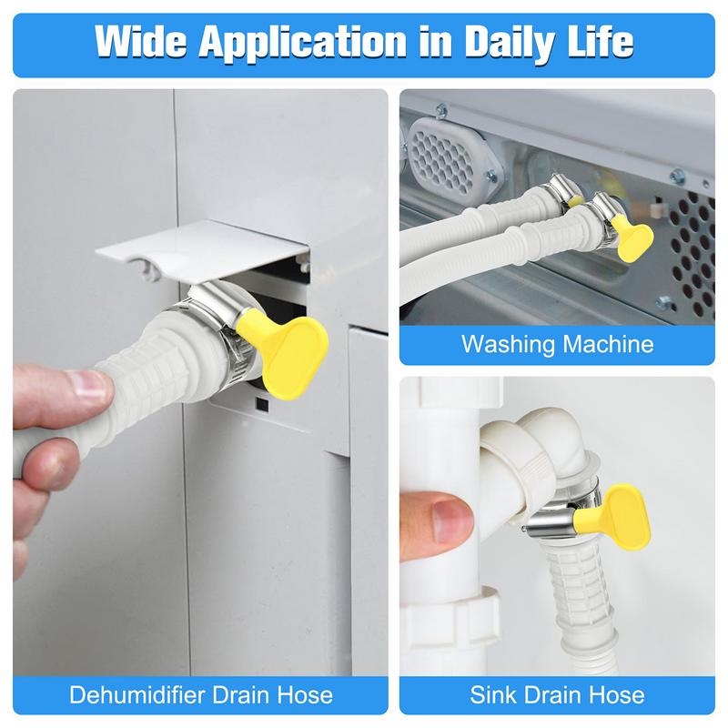 خرطوم تيار متردد مع محول مطاطي - مراجعة Dishwasher Drain Hose Extension وسعره