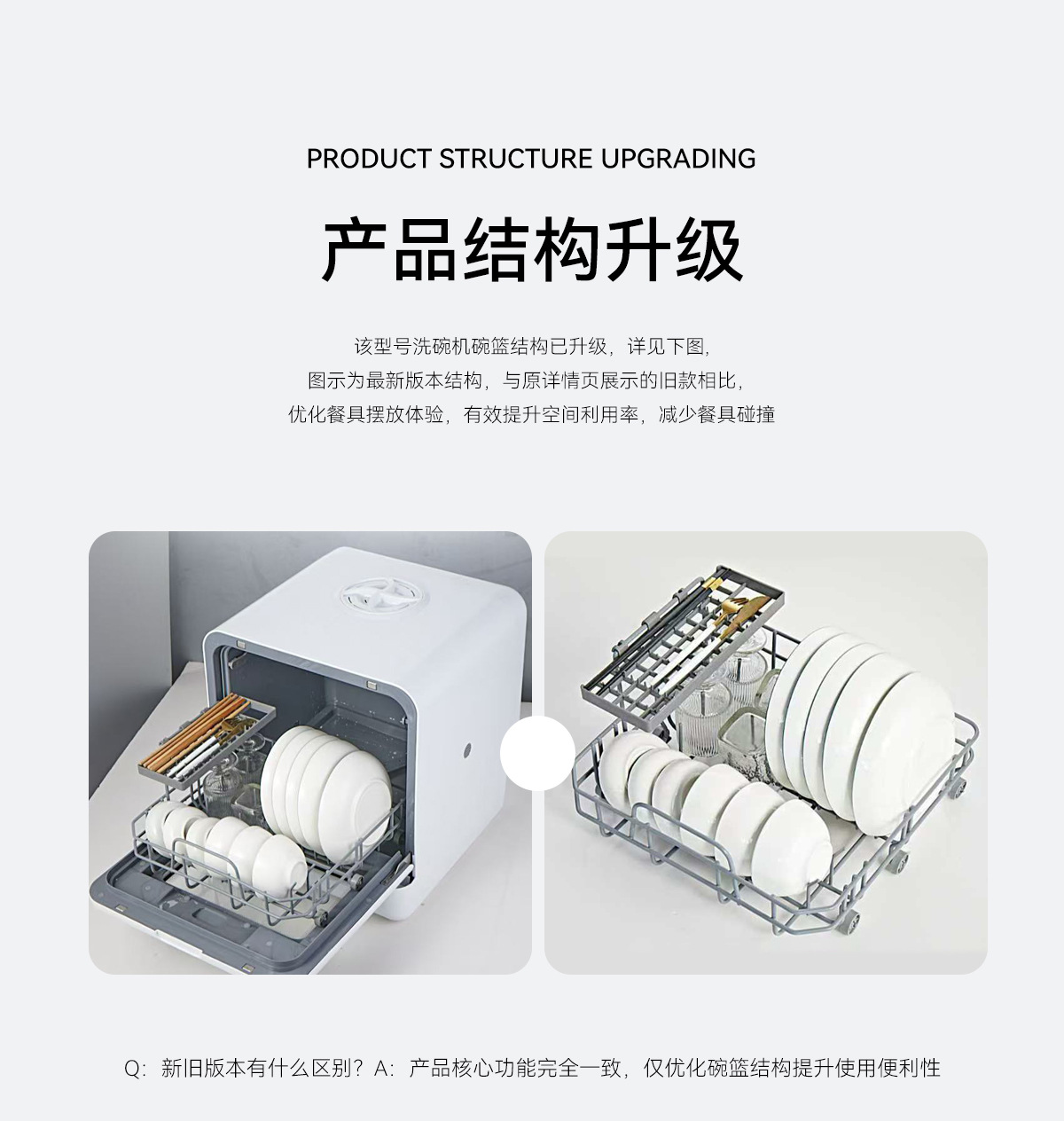 غسالة أطباق ذكية للمنضدة بدون  - مراجعة Portable Dishwasher With Water Tank وسعره