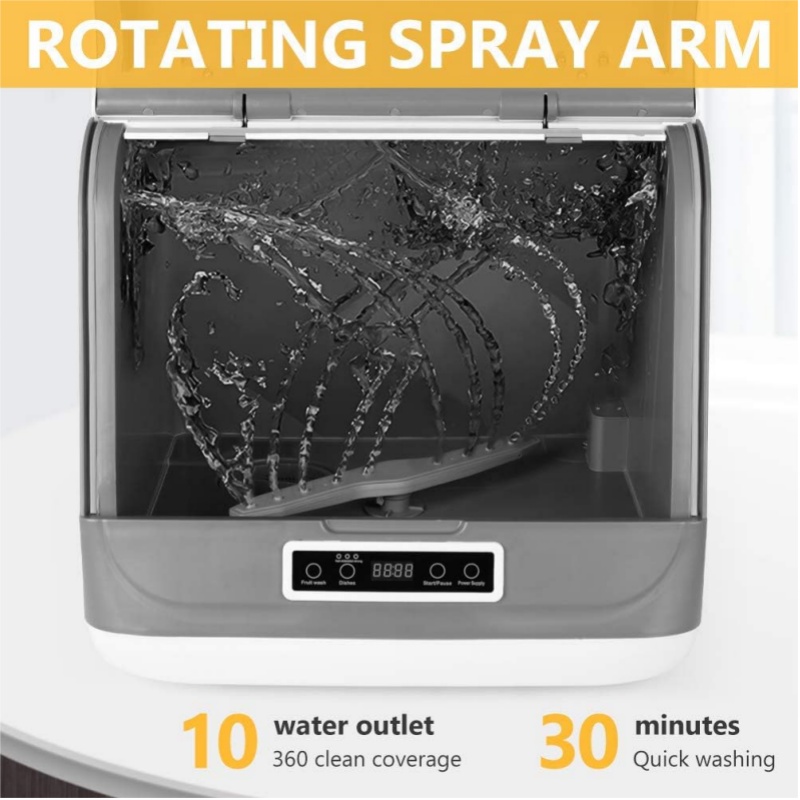 غسالة أطباق صغيرة محمولة على س - مراجعة Small Dishwasher For Apartment وسعره