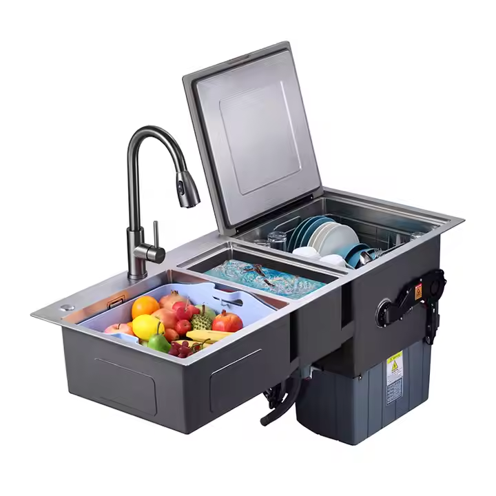 غسالة أطباق مدمجة في حوض المطب - مراجعة Ultrasonic Dishwasher Sink Integrated وسعره