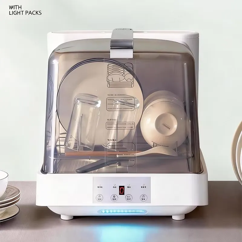 غسالة أطباق محمولة صغيرة شفافة - مراجعة Countertop Dishwasher Mini Compact وسعره