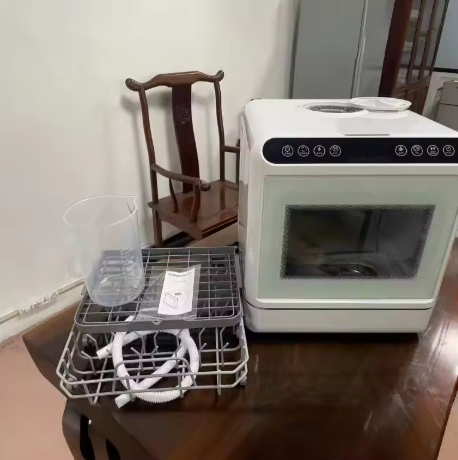 غسالة أطباق محمولة للمنضدة، سع - مراجعة Portable Dishwasher With Water Tank وسعره