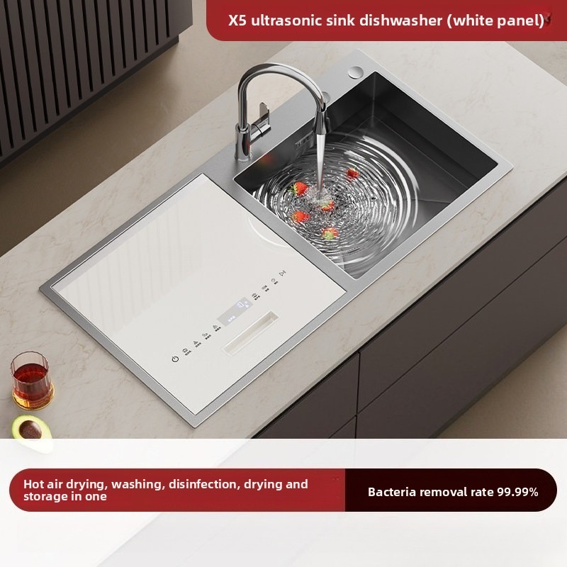 غسالة أطباق مدمجة مع خزانة تعق - مراجعة Ultrasonic Dishwasher Sink Integrated وسعره