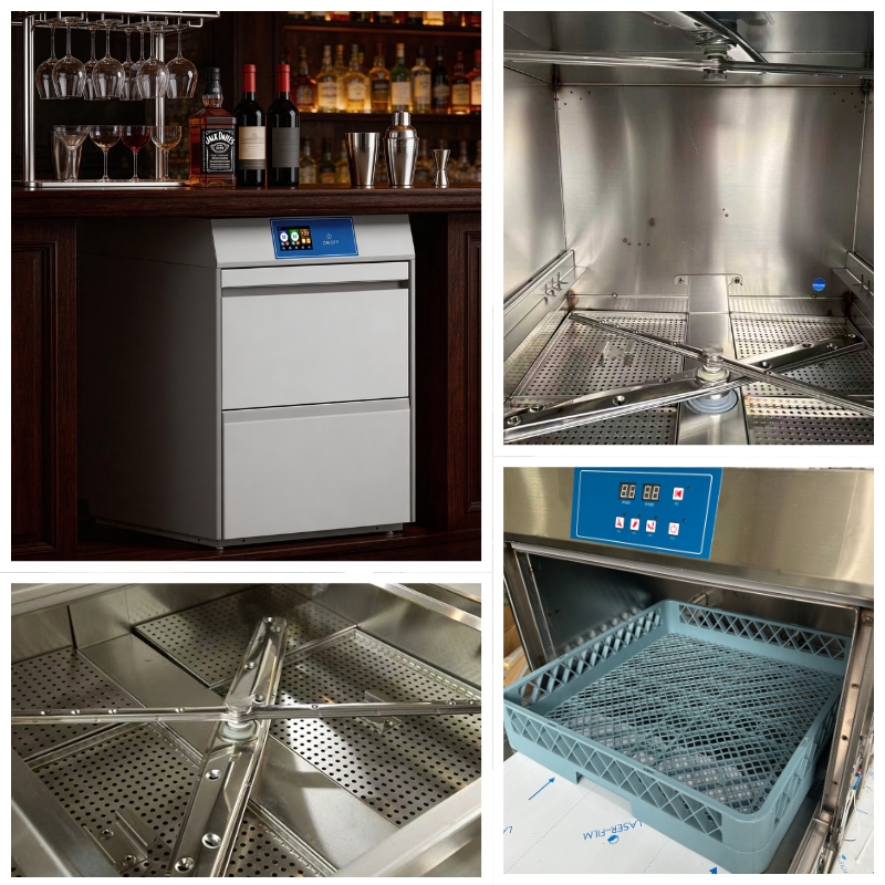 غسالة أطباق تجارية مدمجة تعمل  - مراجعة Commercial Undercounter Dishwasher وسعره