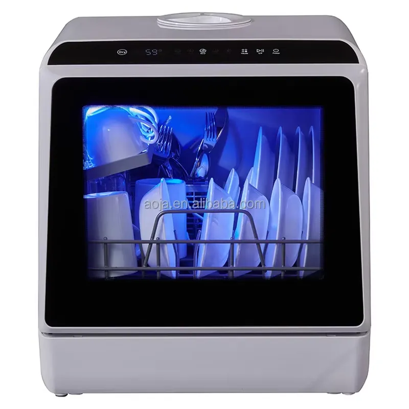 غسالة أطباق محمولة صغيرة من AO - مراجعة Countertop Dishwasher Mini Compact وسعره