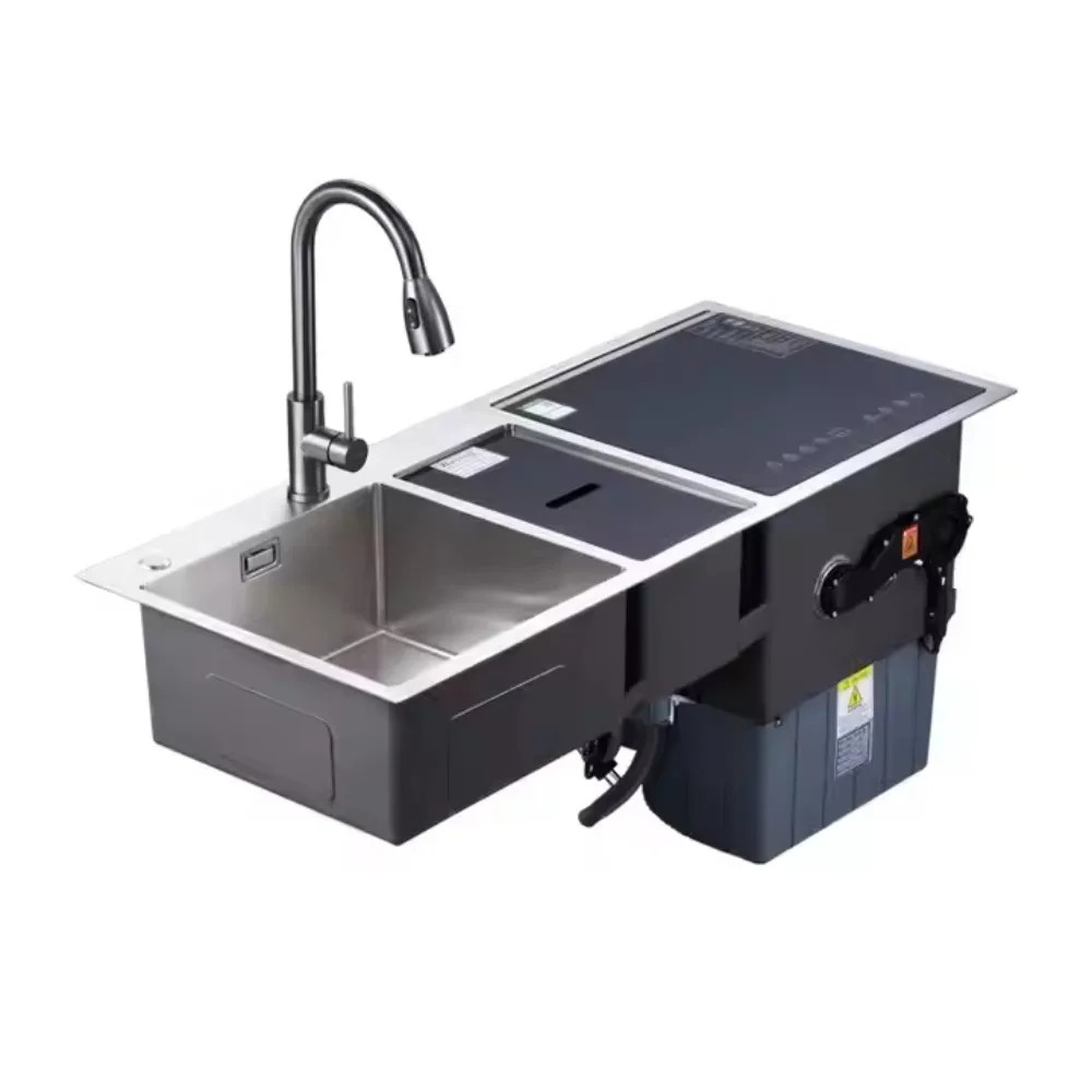 مجموعة كاملة من أجهزة المطبخ ا - مراجعة Ultrasonic Dishwasher Sink Integrated وسعره