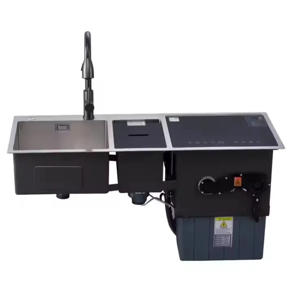مجموعة كاملة من أجهزة المطبخ ا - مراجعة Ultrasonic Dishwasher Sink Integrated وسعره