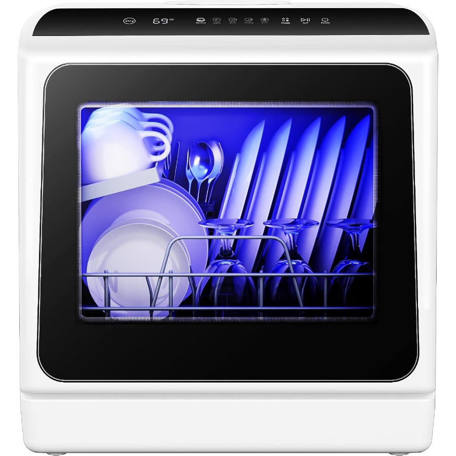 غسالة أطباق محمولة للاستخدام ع - مراجعة Small Dishwasher For Apartment وسعره