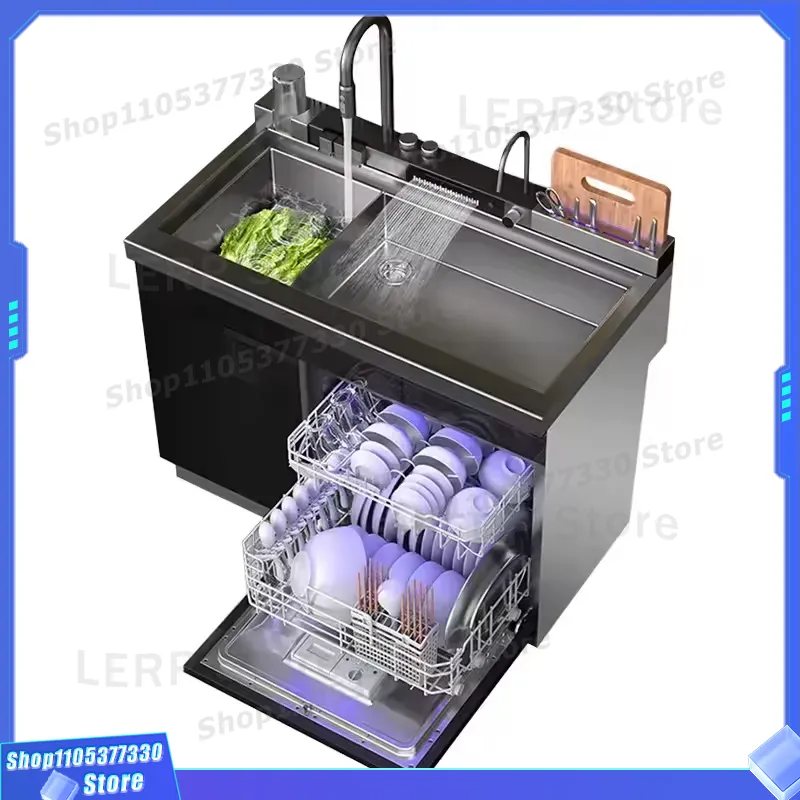 غسالة أطباق بالموجات فوق الصوت - مراجعة Ultrasonic Dishwasher Sink Integrated وسعره