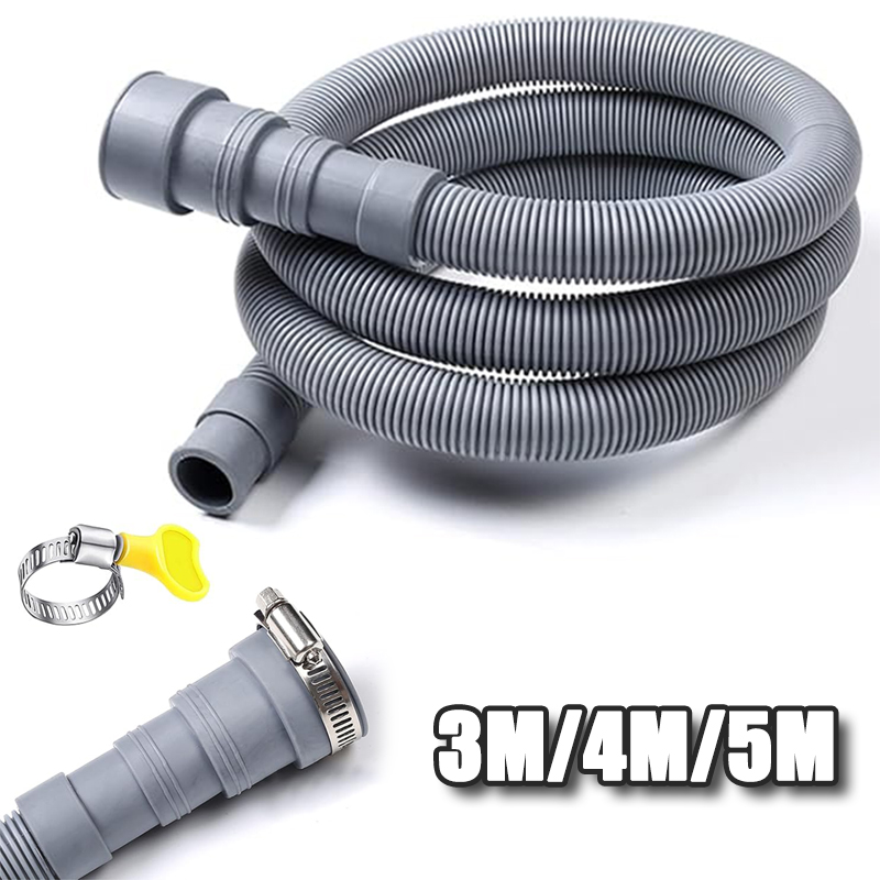 3m/4m/5m العالمي غسالة صحون اس - مراجعة Dishwasher Drain Hose Extension وسعره