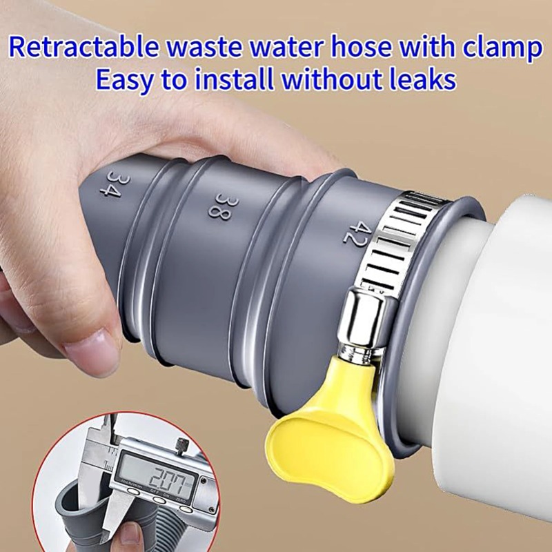 3m/4m/5m العالمي غسالة صحون اس - مراجعة Dishwasher Drain Hose Extension وسعره