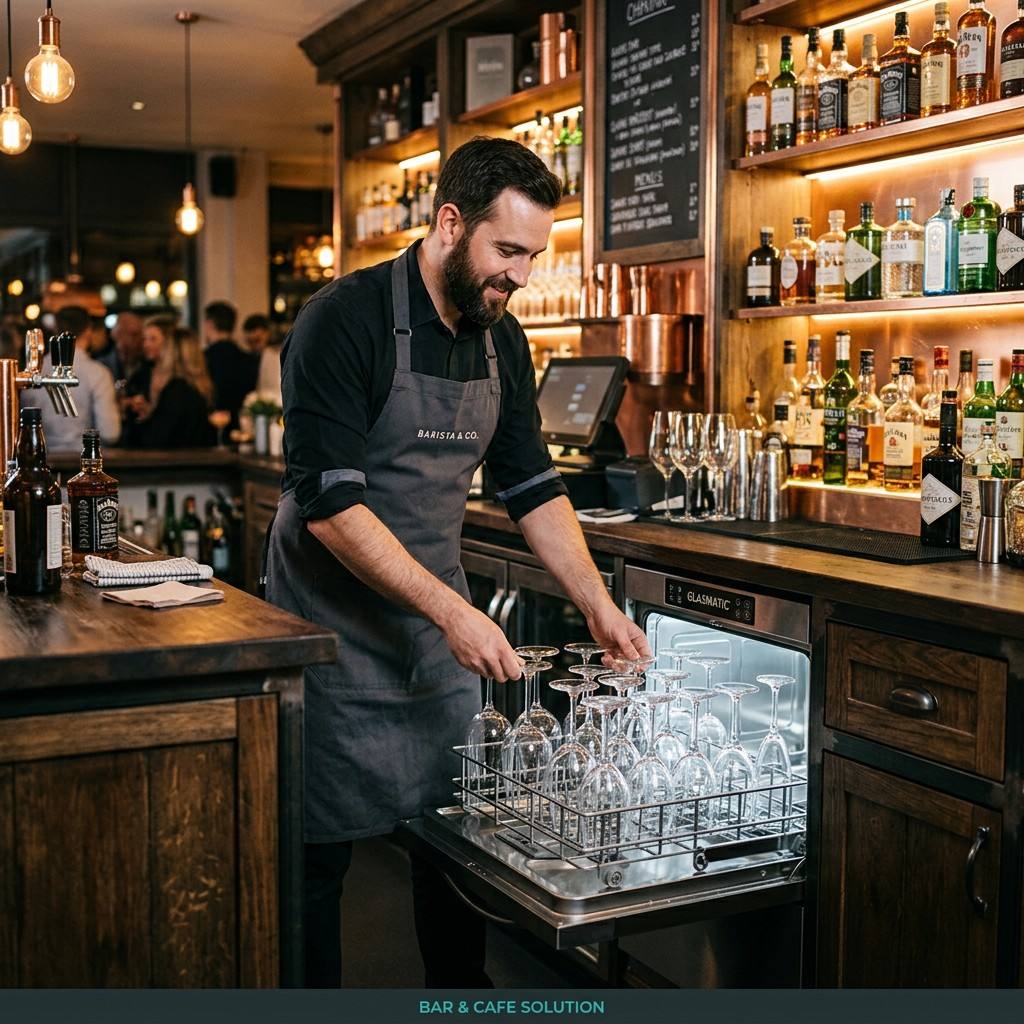 غسالة أكواب زجاجية تجارية توضع - مراجعة Glass Washer Machine Bar Commercial وسعره
