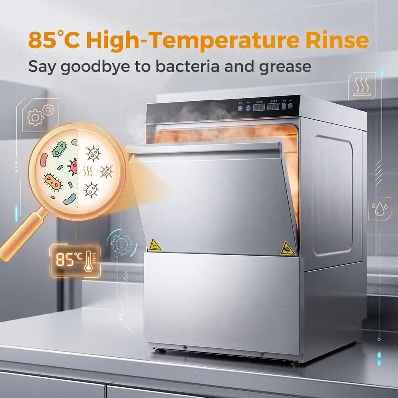 غسالة أطباق تجارية توضع تحت ال - مراجعة Commercial Undercounter Dishwasher وسعره