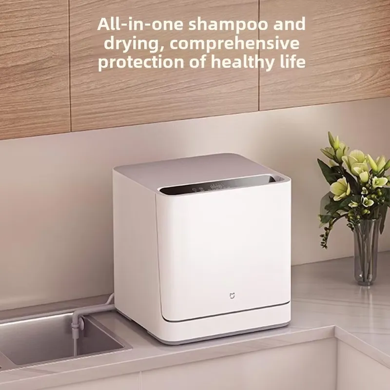 غسالة أطباق ذكية صغيرة أوتومات - مراجعة Countertop Dishwasher Mini Compact وسعره