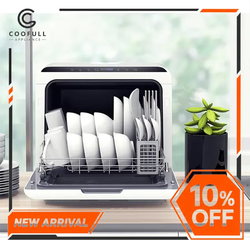 غسالة أطباق محمولة صغيرة أوتوم - مراجعة Countertop Dishwasher Mini Compact وسعره