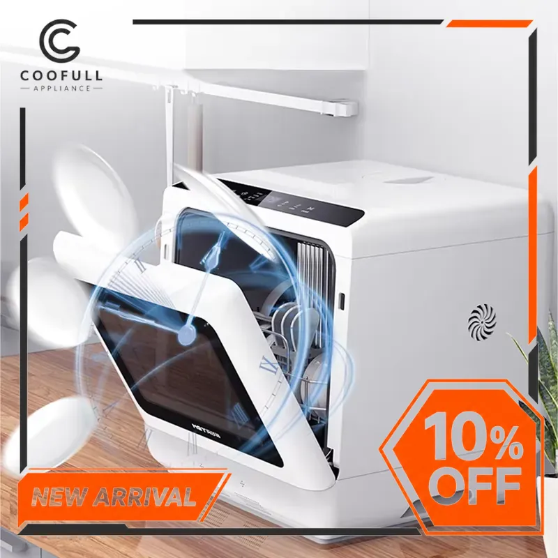 غسالة أطباق محمولة صغيرة أوتوم - مراجعة Countertop Dishwasher Mini Compact وسعره