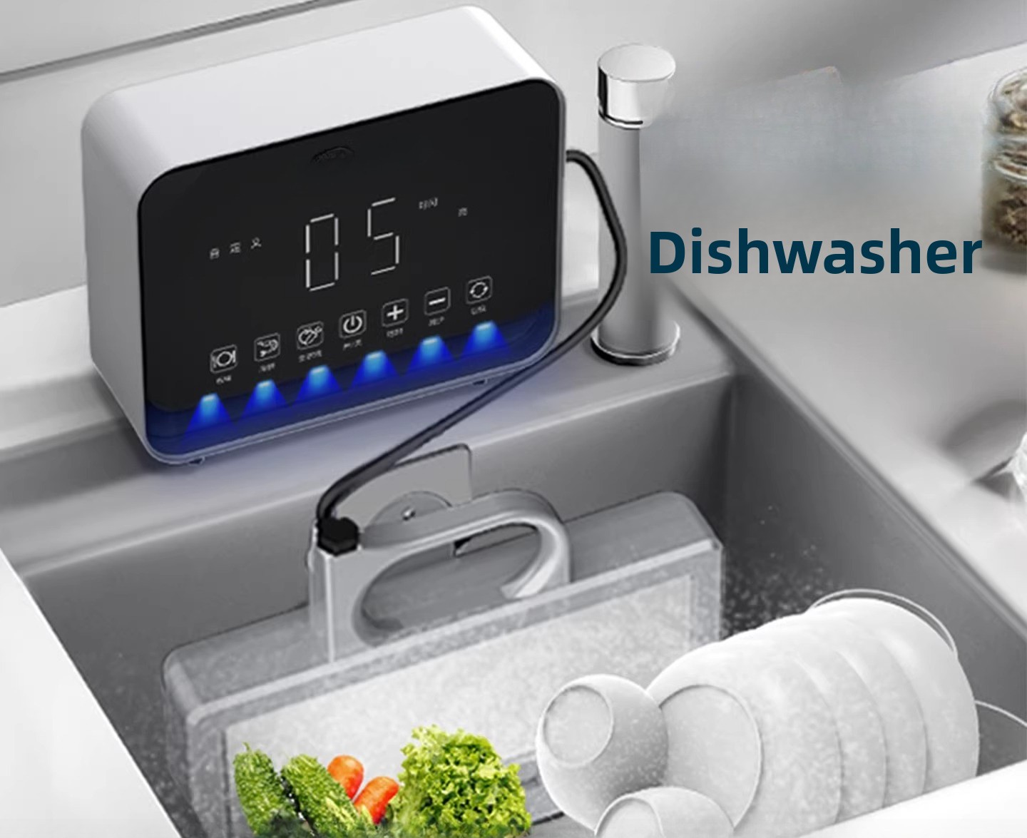 غسالة أطباق بالموجات فوق الصوت - مراجعة Ultrasonic Dishwasher Sink Integrated وسعره