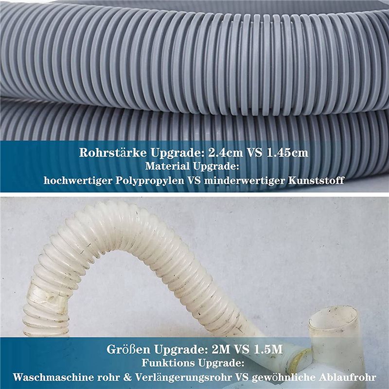 5X وصلة تمديد لخرطوم تصريف الغ - مراجعة Dishwasher Drain Hose Extension وسعره