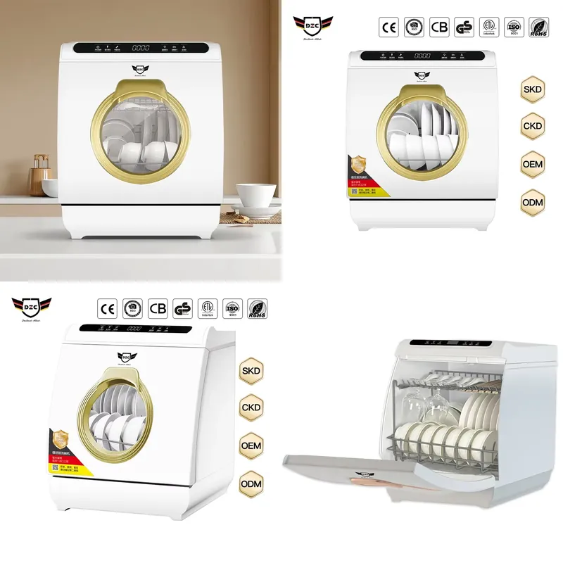 غسالة أطباق محمولة Q8-Max، تتس - مراجعة Countertop Dishwasher Mini Compact وسعره