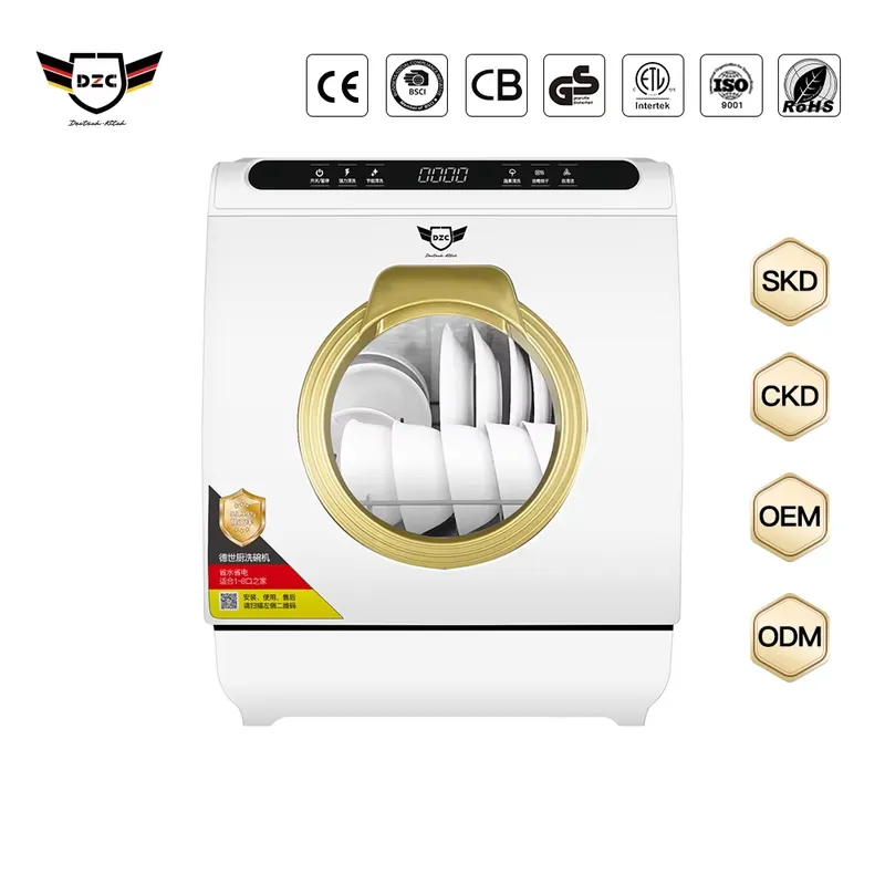 غسالة أطباق محمولة Q8-Max، تتس - مراجعة Countertop Dishwasher Mini Compact وسعره