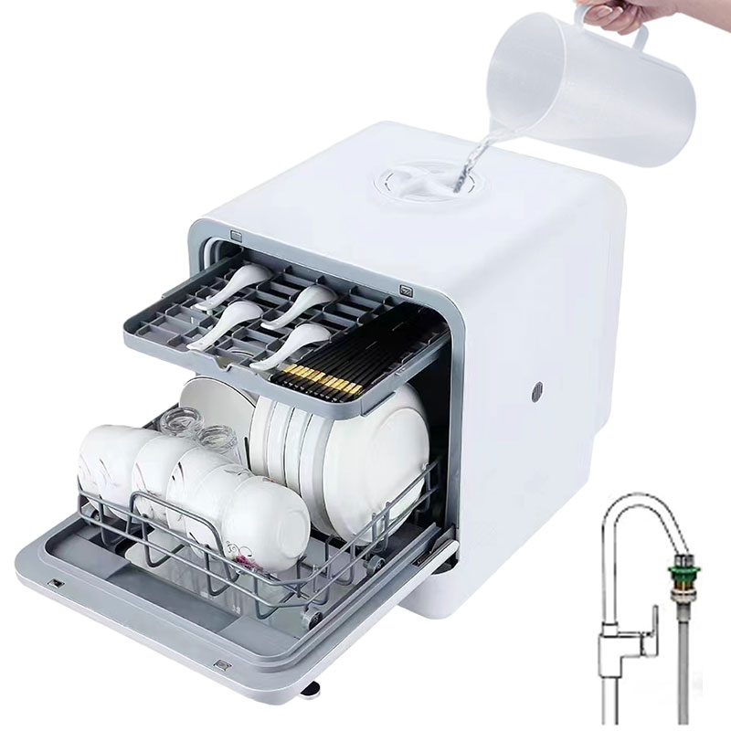 غسالة أطباق منزلية صغيرة محمول - مراجعة Portable Dishwasher With Water Tank وسعره