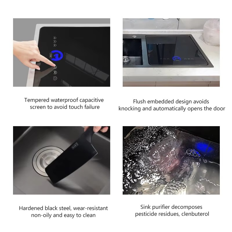 حوض غسالة أطباق مدمج، 8 مجموعا - مراجعة Ultrasonic Dishwasher Sink Integrated وسعره