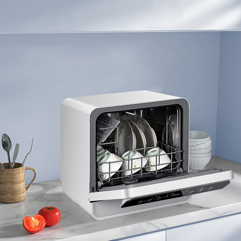 غسالة أطباق صغيرة للاستخدام عل - مراجعة Countertop Dishwasher Mini Compact وسعره