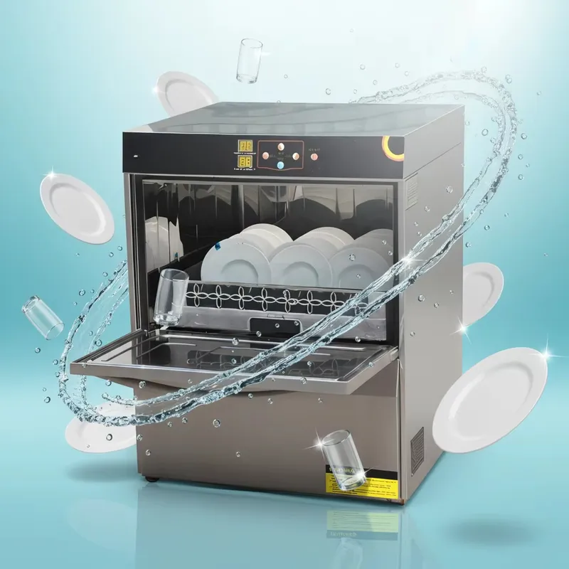 غسالة أطباق ذكية تدخر الوقت وا - مراجعة Commercial Undercounter Dishwasher وسعره