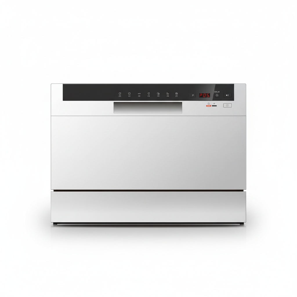 غسالة أطباق محمولة للمطبخ، 6 إ - مراجعة Countertop Dishwasher Mini Compact وسعره