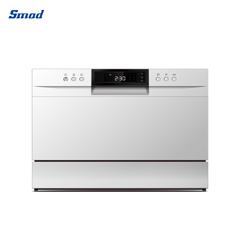 غسالة أطباق محمولة للمطبخ، 6 إ - مراجعة Countertop Dishwasher Mini Compact وسعره